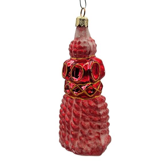Christopher Radko Fancy Fringe Red Easter Spring Holiday Ornament 96-006-0 - Picture 1 of 9